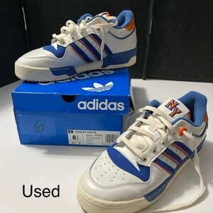 Adidas Rivalry Low 86 Shoes - White and Blue